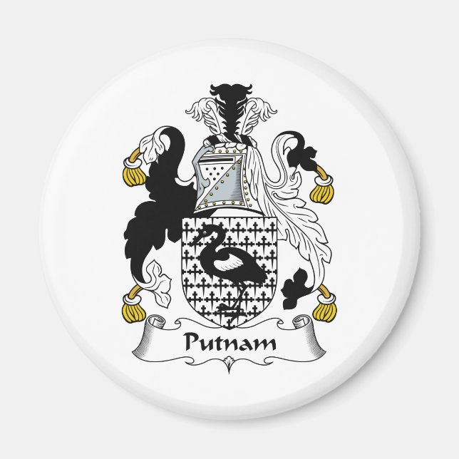Aimant Putnam Family Crest (Devant)