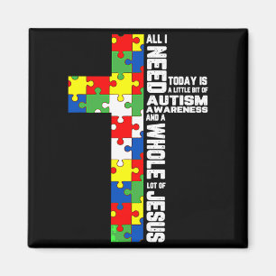Aimant Puzzle de la croix de Jésus pour la sensibilisatio