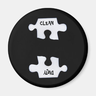 Aimant Puzzle propre et sale