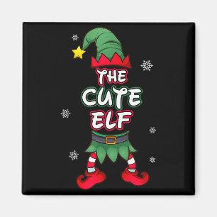 Aimant Pyjama de Noël Elf Mignon Pyjama Famille Assortie