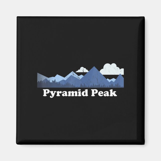 Aimant Pyramid Peak Bagger New York NY Escalade Randonnée (Devant)