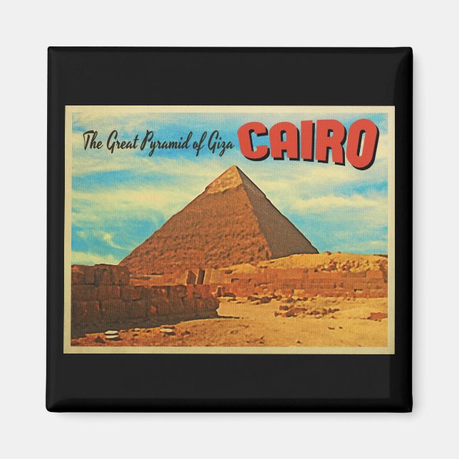 Aimant Pyramide de Gizeh Le Caire Égypte (Devant)