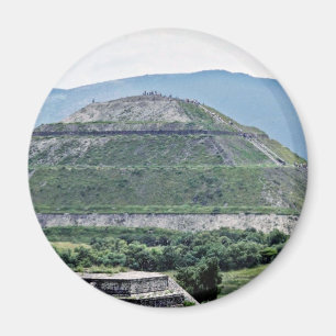 Aimant Pyramide de The Sun aux ruines de Teotihuacan,