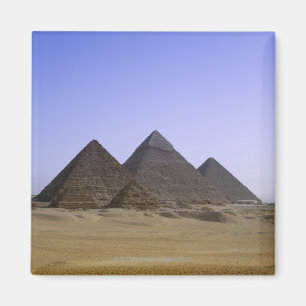 Aimant Pyramides dans le désert Le Caire, Egypte