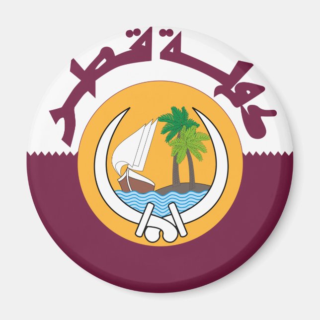 Aimant qatar coat of arms (Devant)
