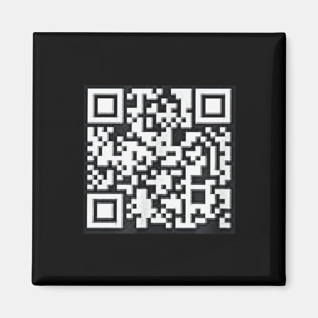 Aimant Qr Trump Président Trump Dance Code Funny Uni (Devant)