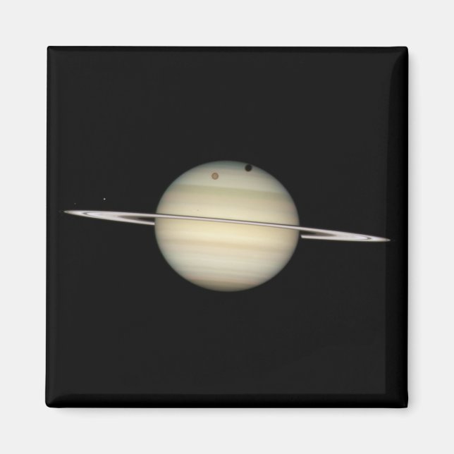 Aimant Quadruple transit de la Lune de Saturne (Devant)