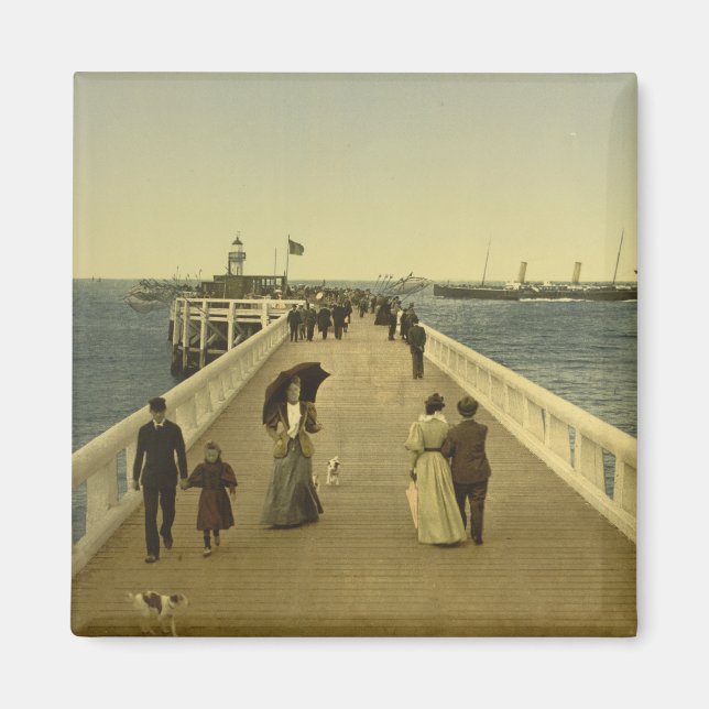 Aimant Quai à Ostend, Flandre occidentale, Belgique (Devant)