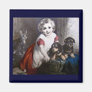 Aimant Qu'aimes-tu ? Diapositive de lanterne magique