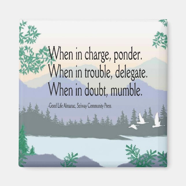 Aimant Quand l'aimant est en charge (Devant)