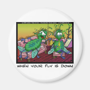 Aimant Quand Ur Fly est tombé Drôle Psychiatrie Cadeaux &