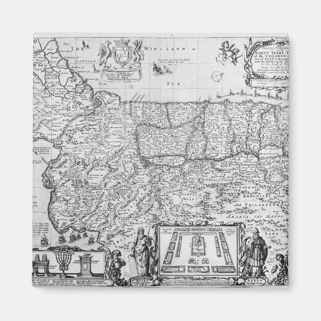 Aimant Quarante ans de voyages des enfants d'Israël (Devant)