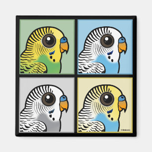 Aimant Quatre boucles de couleurs