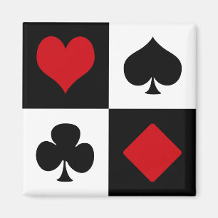Aimant Quatre combinaisons de cartes