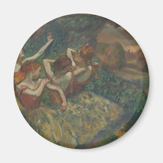 Aimant Quatre Danseuses d'Edgar Degas, Ballet Fine Art (Devant)