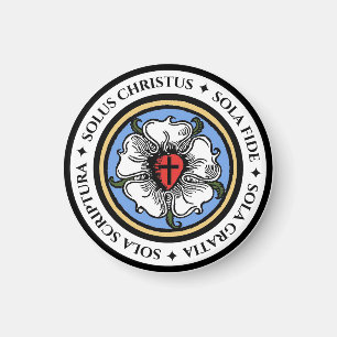 Aimant Quatre solas - luthérien