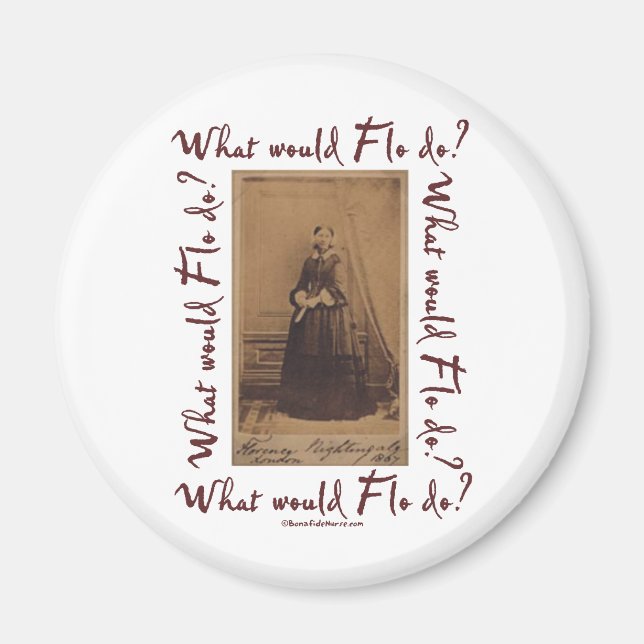 Aimant Que ferait Flo ? Florence Nightingale (Devant)