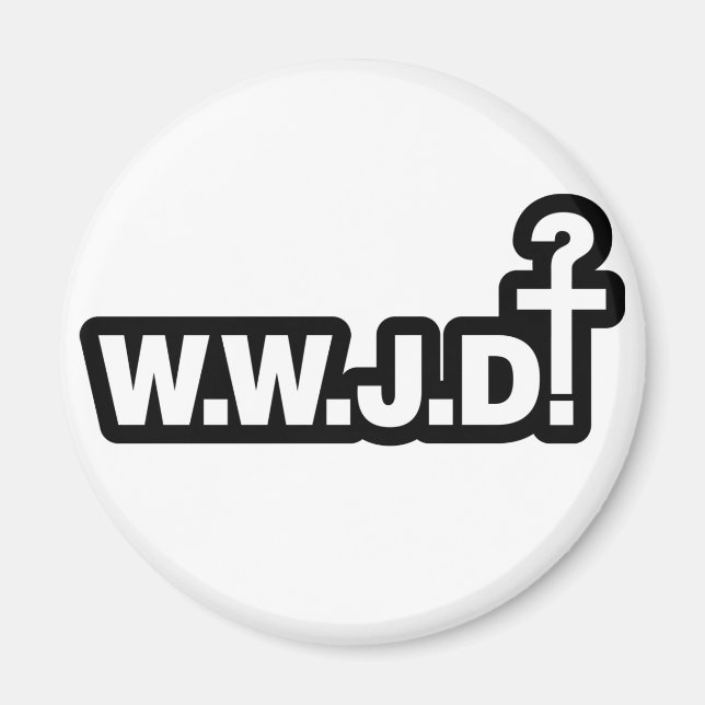 Aimant Que ferait Jésus ? (Devant)