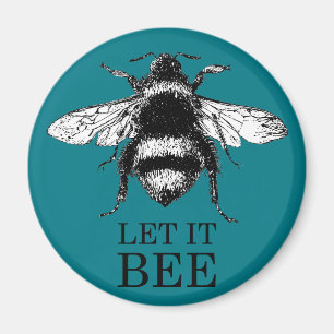 Aimant Que La Nature Vintage Bomble Bee