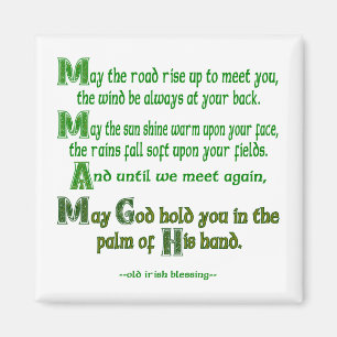 Aimant Que la route s'élève pour vous rencontrer