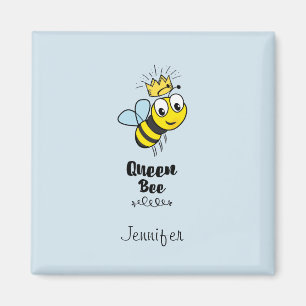 Aimant Queen Bee mignonne Bumble Bee avec couronne Person