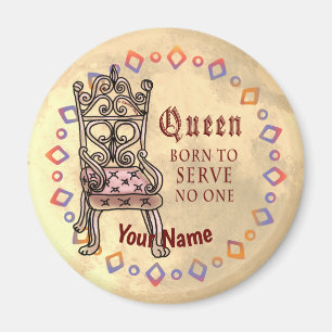 Aimant Queen Sert Aucune coutume