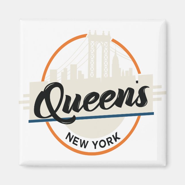 Aimant Queens New York (Devant)