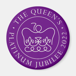 Aimant Queen's Platinum Jubilee 2022 70th Anniversary
