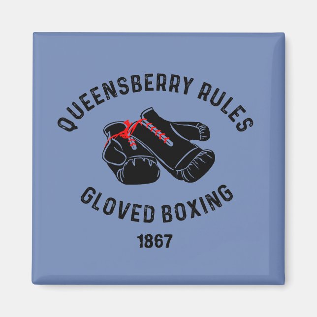 Aimant 'Queensberry Rules' (Devant)