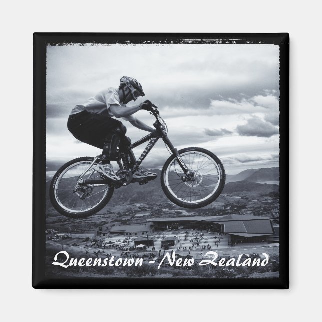 Aimant Queenstown - Aventures d'adrénaline (Frigo Magnet) (Devant)