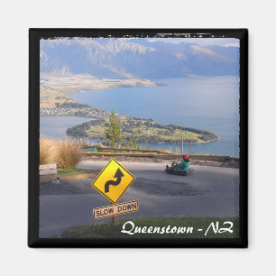 Aimant Queenstown, Nouvelle Zélande - Luge 2 (l'aimant d