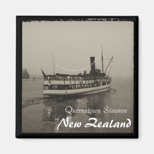 Aimant Queenstown, Steamer, Nouvelle-Zélande (Magnet)