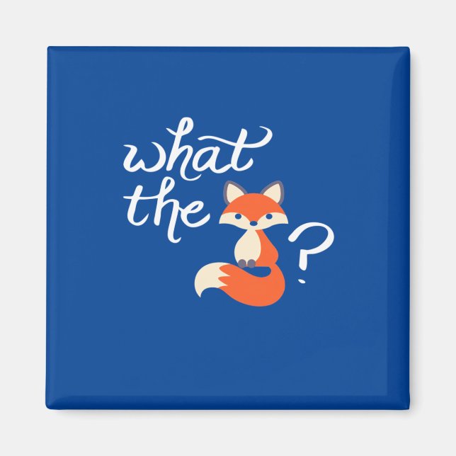 Aimant Quel bébé Fox (Devant)