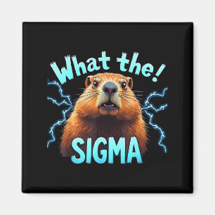 Aimant Quel Sigma Mème Vintage Woodchuck Pour Amateur de