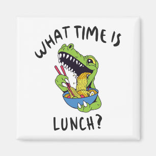 Aimant Quelle heure est le déjeuner