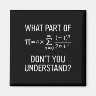 Aimant Quelle partie de Don't you Understanding Gift Math
