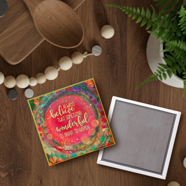 Aimant Quelque chose de merveilleux est sur le point d'ar (Créateur téléchargé)