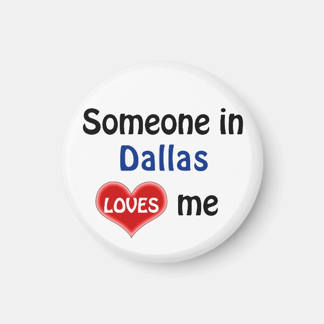 Aimant Quelqu'un à Dallas m'aime (Devant)