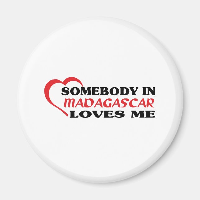Aimant Quelqu'un à Madagascar m'aime (Devant)