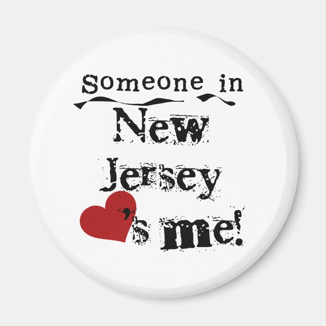 Aimant Quelqu'Un Au New Jersey M'Aime (Devant)