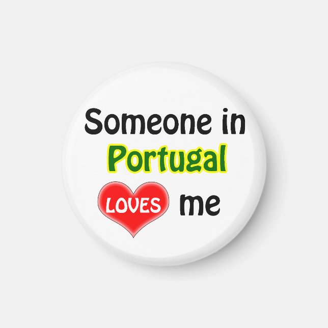 Aimant Quelqu'un au Portugal m'aime (Devant)