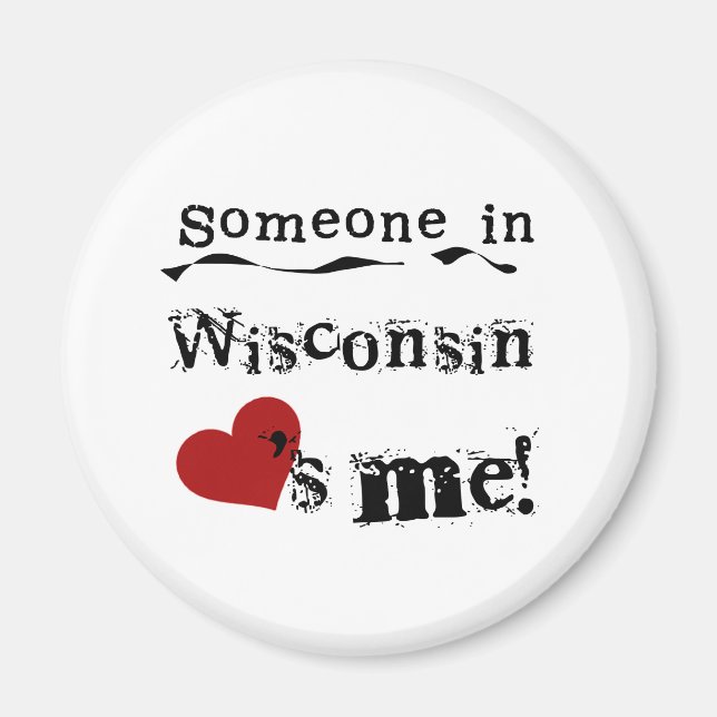 Aimant Quelqu'Un Au Wisconsin M'Aime (Devant)