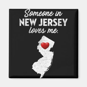 Aimant Quelqu'un dans le New Jersey m'aime - New Jersey N