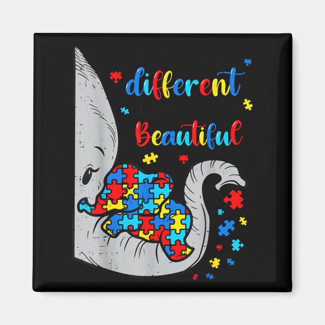 Aimant Qu'est-ce qui rend différent Bel Éléphant pour mam (Devant)