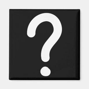 Aimant Question Mark, Drôle, Blague, Sarcastique, Famille