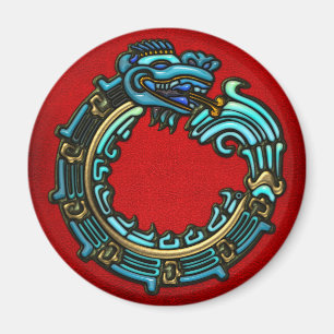 Aimant Quetzalcoatl turquoise