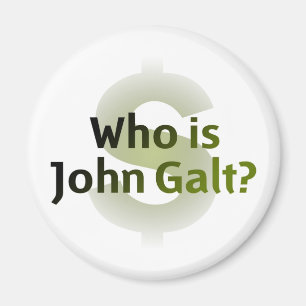 Aimant Qui est John Galt ? Symbole d'argent