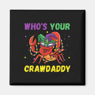 Aimant Qui est votre Crawdaddy Crawfish Jester Perles Drô