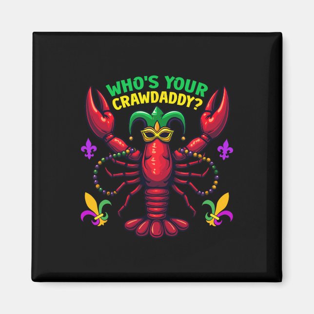 Aimant Qui est votre Crawdaddy écrevisse bouffon perles d (Devant)