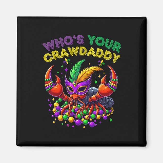 Aimant Qui est votre Crawdaddy écrevisse bouffon perles d (Devant)